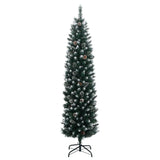 VidaXL Künstlicher Weihnachtsbaum schmal mit 150 LEDs 150 cm