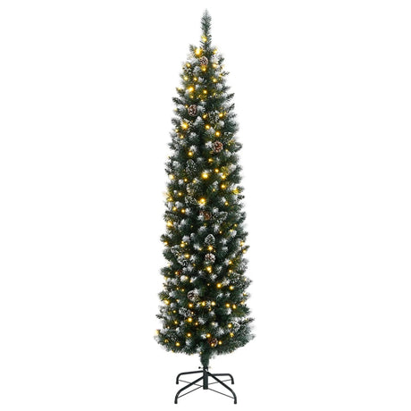 VidaXL Künstlicher Weihnachtsbaum schmal mit 150 LEDs 150 cm