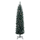 VidaXL Künstlicher Weihnachtsbaum schmal mit 300 LEDs 180 cm