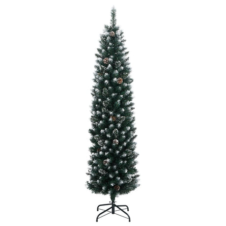 VidaXL Künstlicher Weihnachtsbaum schmal mit 300 LEDs 180 cm