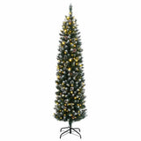 VidaXL Künstlicher Weihnachtsbaum schmal mit 300 LEDs 180 cm