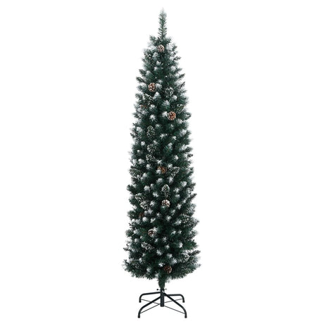 VidaXL Künstlicher Weihnachtsbaum schmal mit 300 LEDs 240 cm