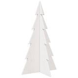 Vidaxx Weihnachtsdekoration Weihnachtsbaum 80 cm massives Kiefernholz weiß