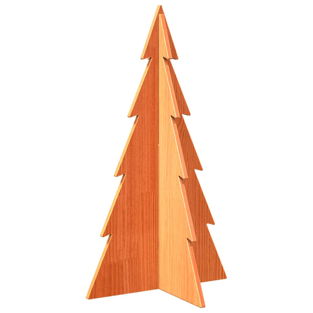 Vidaxx Weihnachtsdekoration Weihnachtsbaum 80 cm massives Kiefernholz, waschbraun