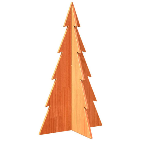 Vidaxx Weihnachtsdekoration Weihnachtsbaum 80 cm massives Kiefernholz, waschbraun