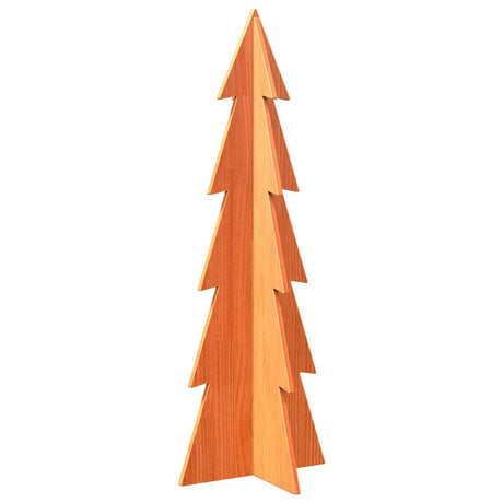 Vidaxx Weihnachtsdekoration Weihnachtsbaum 112 cm massives Kiefernholz, waschbraun