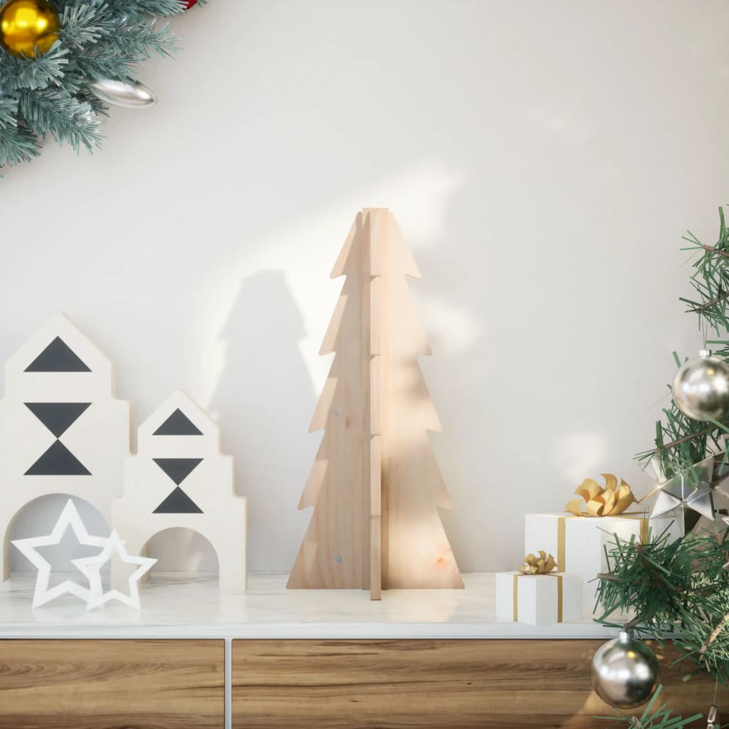 Vidaxx Weihnachtsdekoration Weihnachtsbaum 49 cm aus massivem Kiefernholz