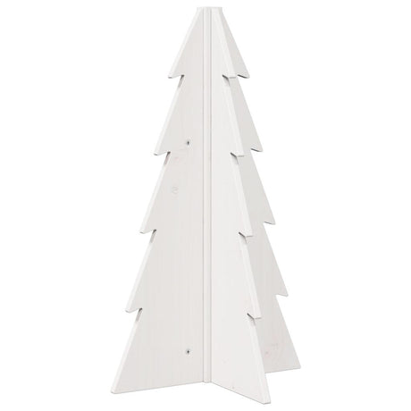 Vidaxx Weihnachtsdekoration Weihnachtsbaum 69,5 cm massives Kiefernholz weiß