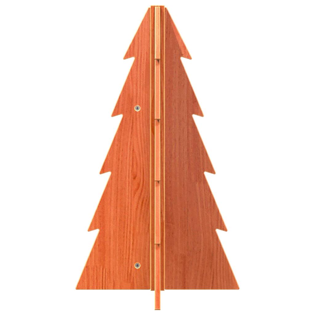 Vidaxx Weihnachtsdekoration Weihnachtsbaum 69,5 cm massives Kiefernholz, waschbraun