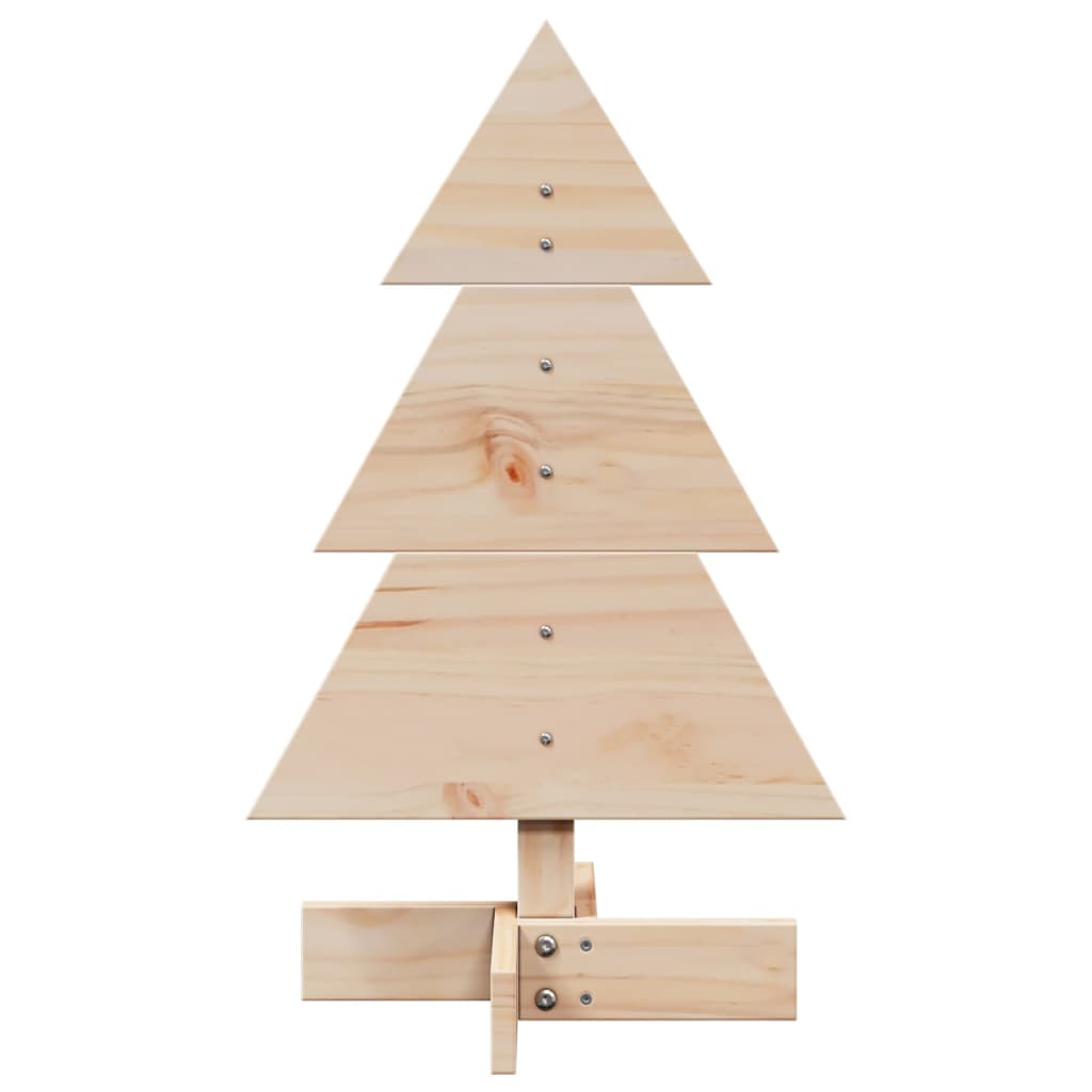 VidaXL Weihnachtsdekoration Weihnachtsbaum 60 cm massives Kiefernholz