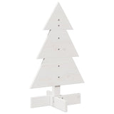 VidaXL Weihnachtsdekoration Weihnachtsbaum 60 cm Kiefer massiv weiß
