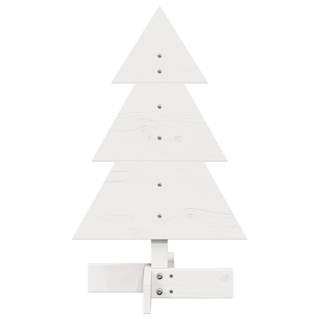 VidaXL Weihnachtsdekoration Weihnachtsbaum 60 cm Kiefer massiv weiß