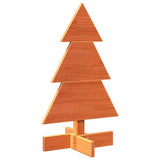 Vidaxx Weihnachtsdekoration Weihnachtsbaum 60 cm massives Kiefernholz, waschbraun
