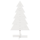 Vidaxx Weihnachtsdekoration Weihnachtsbaum 100 cm massives Kiefernholz weiß