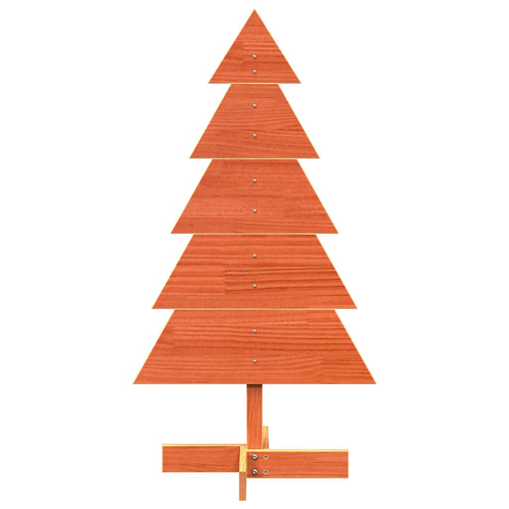 Vidaxx Weihnachtsdekoration Weihnachtsbaum 100 cm massives Kiefernholz, waschbraun