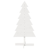 Vidaxx Weihnachtsdekoration Weihnachtsbaum 120 cm massives Kiefernholz weiß