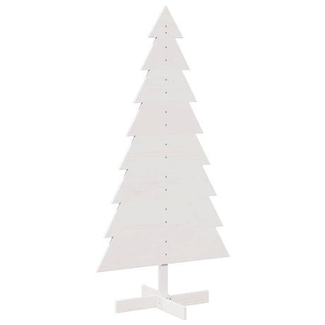 Vidaxx Weihnachtsdekoration Weihnachtsbaum 150 cm massives Kiefernholz weiß
