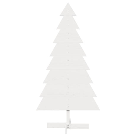 Vidaxx Weihnachtsdekoration Weihnachtsbaum 150 cm massives Kiefernholz weiß