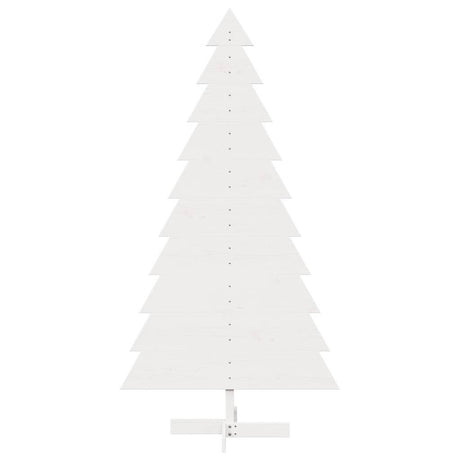 VidaXL Weihnachtsdekoration Weihnachtsbaum 180 cm Kiefer massiv weiß