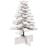 Vidaxx Weihnachtsdekoration Weihnachtsbaum 60 cm massives Kiefernholz weiß