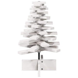 Vidaxx Weihnachtsdekoration Weihnachtsbaum 60 cm massives Kiefernholz weiß