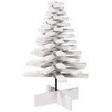 Vidaxx Weihnachtsdekoration Weihnachtsbaum 80 cm massives Kiefernholz weiß