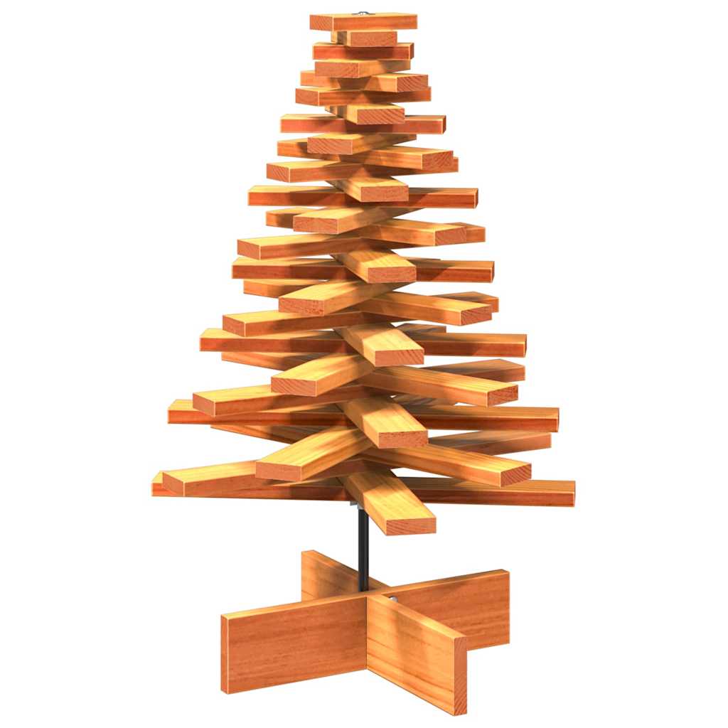 Vidaxx Weihnachtsdekoration Weihnachtsbaum 80 cm massives Kiefernholz, waschbraun