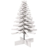 Vidaxx Weihnachtsdekoration Weihnachtsbaum 100 cm massives Kiefernholz weiß
