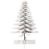 Vidaxx Weihnachtsdekoration Weihnachtsbaum 100 cm massives Kiefernholz weiß