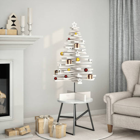 Vidaxx Weihnachtsdekoration Weihnachtsbaum 100 cm massives Kiefernholz weiß