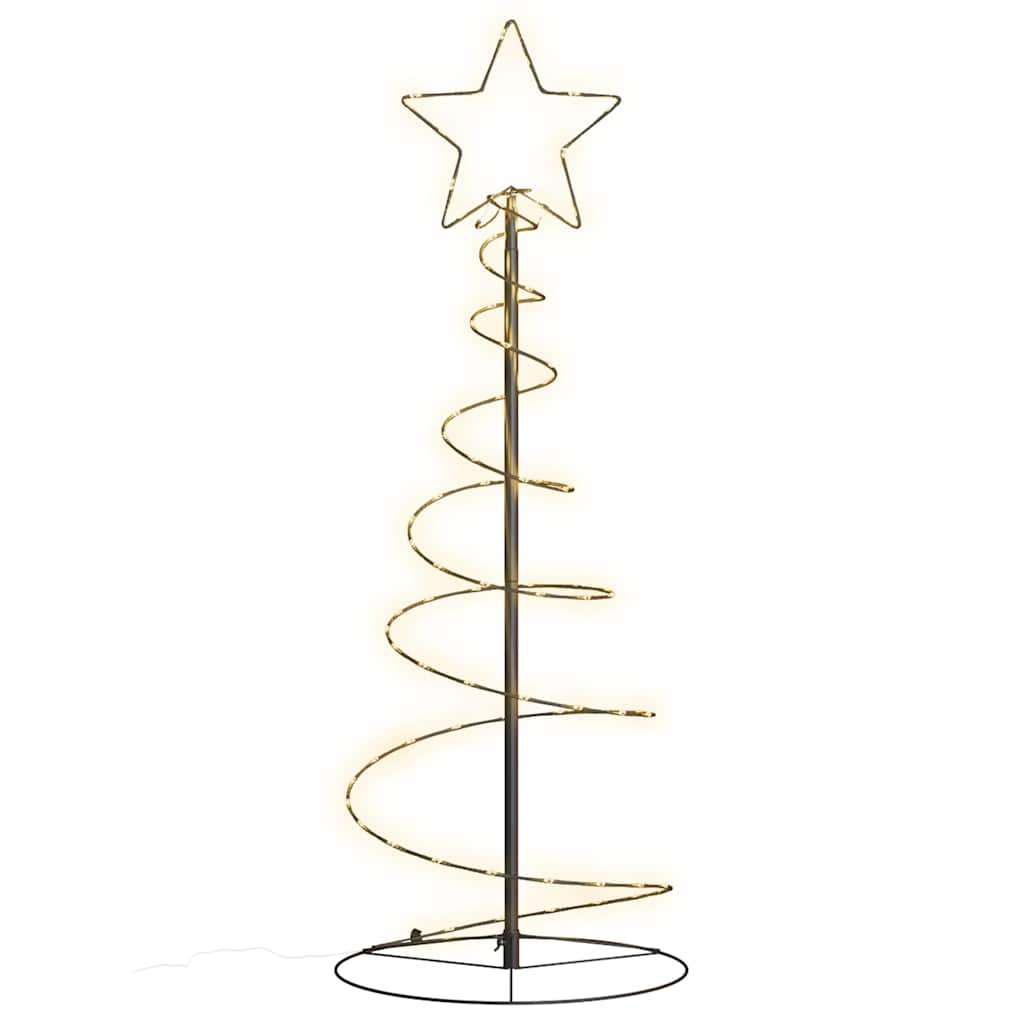 Vidaxxl LED-Weihnachtsbaum 80 LEDs warmweiß 120 cm