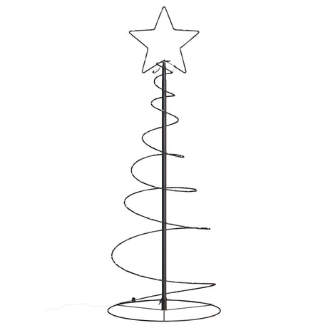 Vidaxxl LED-Weihnachtsbaum 80 LEDs warmweiß 120 cm