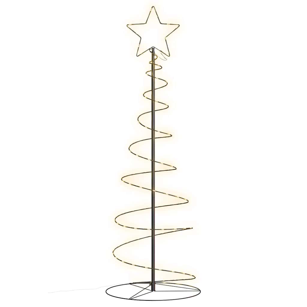 Vidaxxl LED-Weihnachtsbaum 100 LEDs warmweiß 150 cm