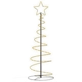 Vidaxxl LED-Weihnachtsbaum 100 LEDs warmweiß 150 cm