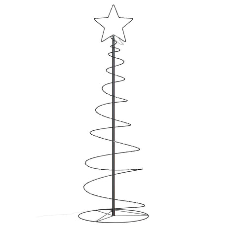 Vidaxxl LED-Weihnachtsbaum 100 LEDs warmweiß 150 cm