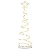 Vidaxxl LED-Weihnachtsbaum 120 LEDs warmweiß 180 cm