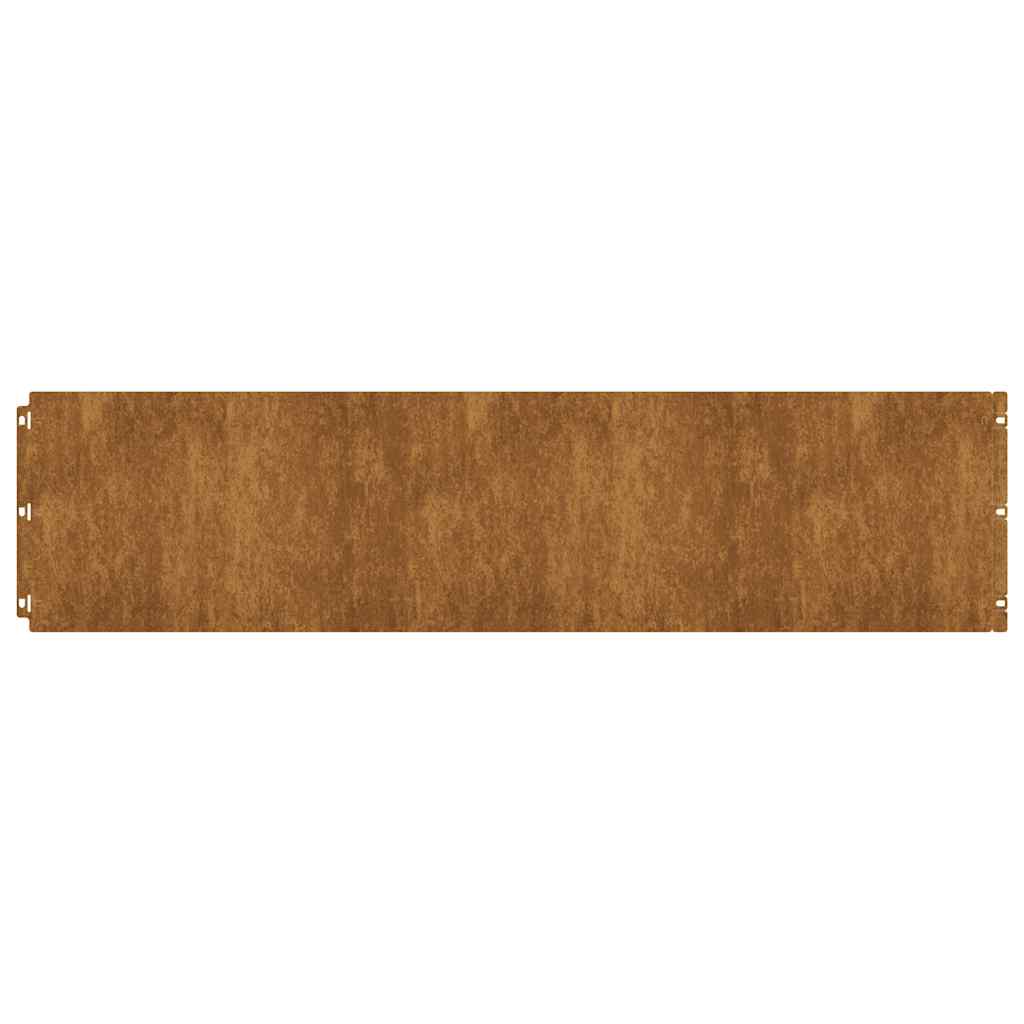 Vidaxx Rasenkanten 20 Stück 25x103 cm flexibler wetterfester Stahl
