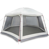 Vidaxl zwembadtent met uitneembare buiten- gaaswanden 512x458 cm grijs