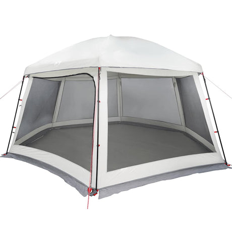 Vidaxl zwembadtent met uitneembare buiten- gaaswanden 512x458 cm grijs