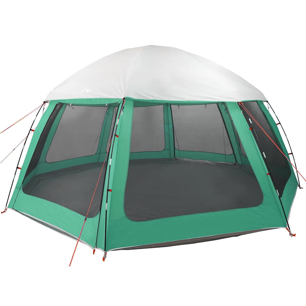 Vidaxl zwembadtent uitneembare buiten- gaaswanden 510x510 cm zeegroen