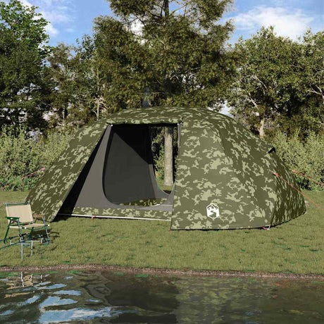 Vidaxl vistent camouflage 514 x 465 x 187 cm polyester en glasvezel