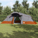 Vidaxl gezinstent met dak grijs en oranje 721 x 335 x 212 cm