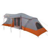 Vidaxl gezinstent met dak grijs en oranje 721 x 335 x 212 cm