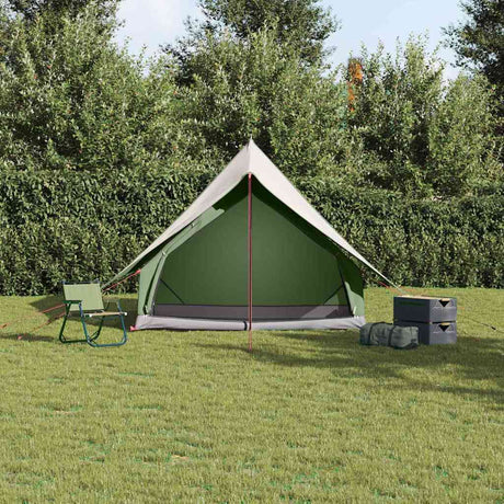 Vidaxl gezinstent met dak groen en wit 315 x 286 x 200 cm
