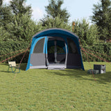 Vidaxl gezinstent met dak blauw en grijs 576 x 325 x 213 cm