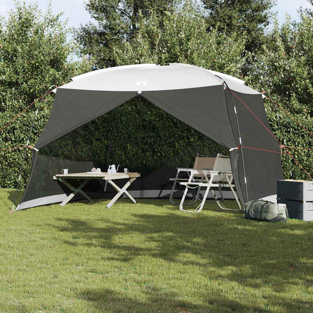 Vidaxl muskietentent grijs 380 x 380 x 225 cm polyester en glasvezel