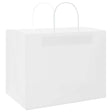 Vidaxl papieren zakken 250 st met hengsels 32x22x24 cm wit