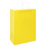 Vidaxl papieren zakken 50 st met hengsels 32x17x44 cm geel