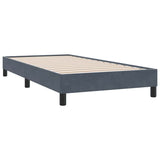Vidaxl boxspring zonder matras fluweel donkergrijs 80x210 cm