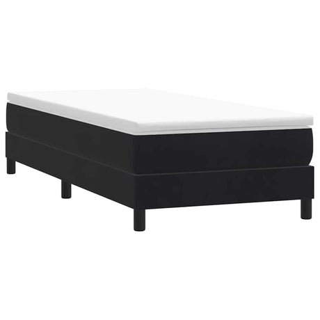 Vidaxl boxspring zonder matras fluweel zwart 90x210 cm